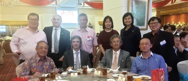 Embajador Manuel Solano celebró el Año Nuevo Chino con la Asociación de Importadores y Exportadores de Cárnicos de Singapur