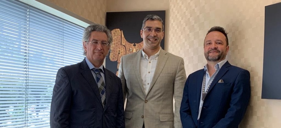 Embajador Manuel Solano y director de ProColombia Juan Carlos Jimenez promueven el sector de agroindustrial colombiano